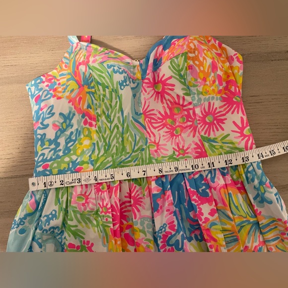 Lilly Pulitzer | Multi Lovers Coral Ardleigh Mini Dress Size 4 Easter Vacation - Picture 8 of 9